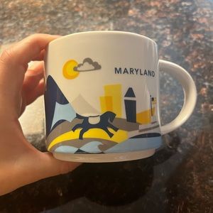 Starbucks Maryland You Are Here Collectors Mug 14 Oz Coffee Tea Cup collector ☕️